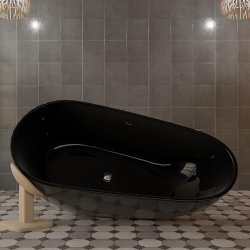 Image of MADONNA Premium Freestanding Bathtub | Vaango (Black)