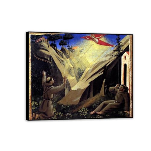 Toile Fra Angelico Saint François pour habiller un mur vide avec élégance