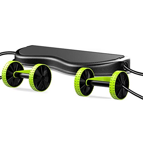 Rueda abdominal AB Roller Wheel equipo de fitness con cuerda para ejercicio de cintura
