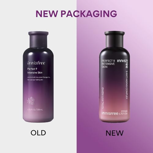 Innisfree Perfect 9 Intensive Repair Skin Anti-aging Toner 200ml with 9 active Jeju ingredients - Image 3