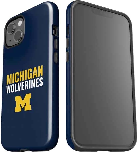 Skinit Impact Phone Case Compatible with iPhone 13 - Officially Licensed University of Michigan Wolverines M Design
