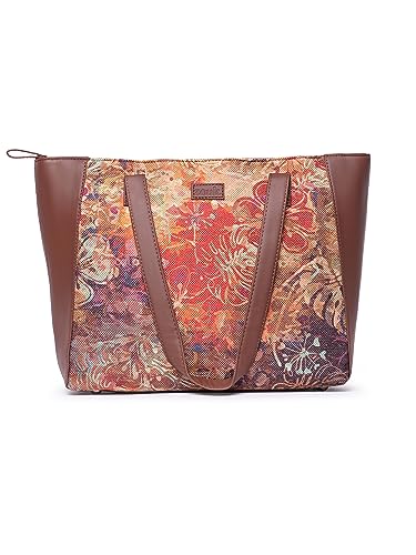 Image of ZOUK Women's Handcrafted Side Tote Bag and Handbag for Office and College
