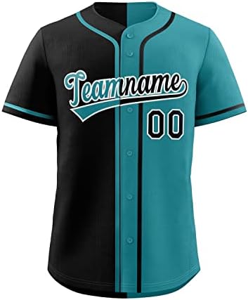 Custom Split Baseball Jersey Button Down Shirt