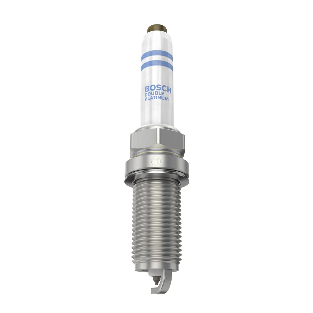 Bosch 0241245673 Candela Di Accensione Bosch Double Platinum - Per un'Accensione del Motore Affidabile e Lunga Vita Utile - Design Resistente (Confezione da 4)