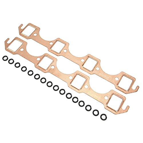 Juntas de colector de escape de cobre HEEPDD, ideales para la restauración y tuning de motores SBF