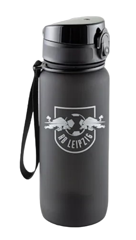 RB Leipzig Trinkflasche - Shadow - schwarz 0,65 l Tritan Flasche RBL - Plus Lesezeichen Wir lieben Fußball