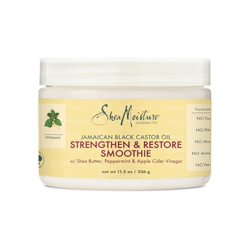 Shea Moisture Smoothie Ricin Cheveux Secs Cassants Solution 340g