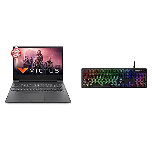 Image of HP Victus Gaming Laptop AMD Ryzen 5 5600H 15.6 inch(39.6 cm) FHD IPS Gaming Laptop & Alloy Origins (Aqua) - US Layout