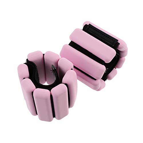 IMIKEYA 1 par de pesos de pulso com alças ajustáveis e pesos de pulso para mulheres, homens, treino,