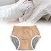 harayaa Incontinence Leakproof Pants, Adults Cloth Nappy Cover, Comfortable Adults Incontinence Underwear for Emergency Elderly, Orange M