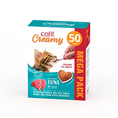 Comida húmeda para Gatos Catit Catit Creamy At·n 50x10g