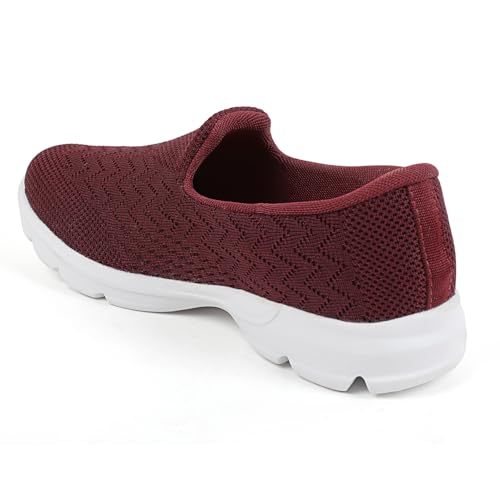 Image of Aqualite SKR-131 Premium Lightweight Casual Shoes with Comfort Cushion & Slip-On Dailywear Shoes for Women