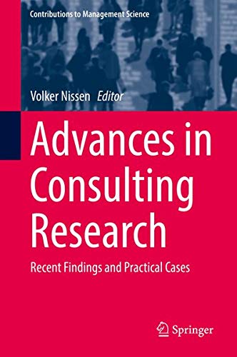 Buy Advances in Consulting Research — BookShops.in