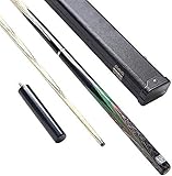 billardtaschen 3/4 Mittelradschnittstelle, enge und nahtlose, gleichmäßige Übertragungskraft, Massivholzlenker, wiederholtes Polieren, rutschfester, bequemer Griff