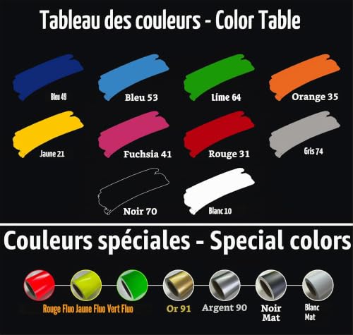 DualColorStampe Set de 10 autocollants pour cadre de vélo et VTT, protection universelle, référence B0170 (noir mat) – vue 5