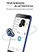 Bluetooth 5.0 Wireless Earbuds, Bluedio T Elf 2 True Wireless Touch Headphones in Ear Earphones with Charging Case, Mini Car Headset Built-in Mic for Cell Phone/Sports, 6Hrs Playtime, LED Indicator