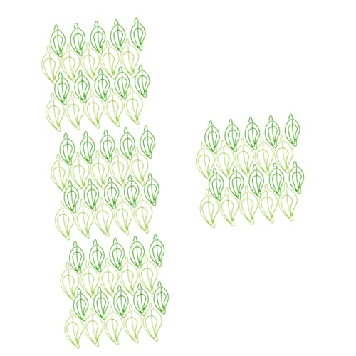 Trombones en forme de feuille anti-glisse pour trier vos dossiers de bureau
