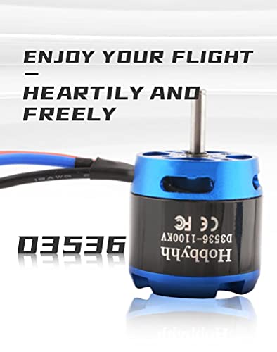 Image of Hobbyhh D3536 1100kv RC Brushless Motor Power 450W with 3.5mm Banana Head for DIY RC Glider Aircraft Plane and UAV