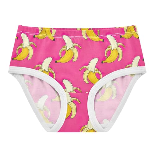 Joisal Bananas Pink Girls Underwear Toddler 2t Cotton Cute Panties Girl Print Briefs Kids Undies