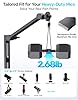 Desktop Microphone Stand for Studio Mics, Adjustable Arm [Max Load 2.68lb] with Heavy Base, Fits Blue Yeti, HyperX QuadCast, Fifine, Webcam & Camera and more, for Recording, Podcasting, Streaming #1
