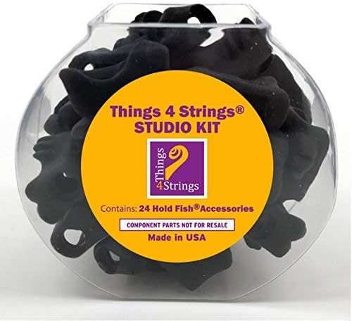 Concert Black Things 4 Strings Hold Fish Studio Kit of Violin/Viola Teaching Aid Accessories