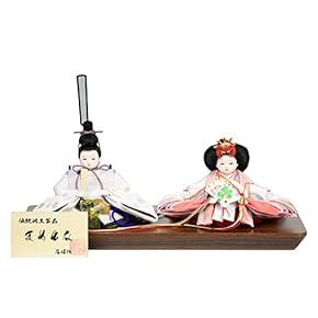 雛人形　平飾りセット　コンパクト 雛人形 コンパクト 桃色平飾り｜優しい桃色の雛人形 コンパクト