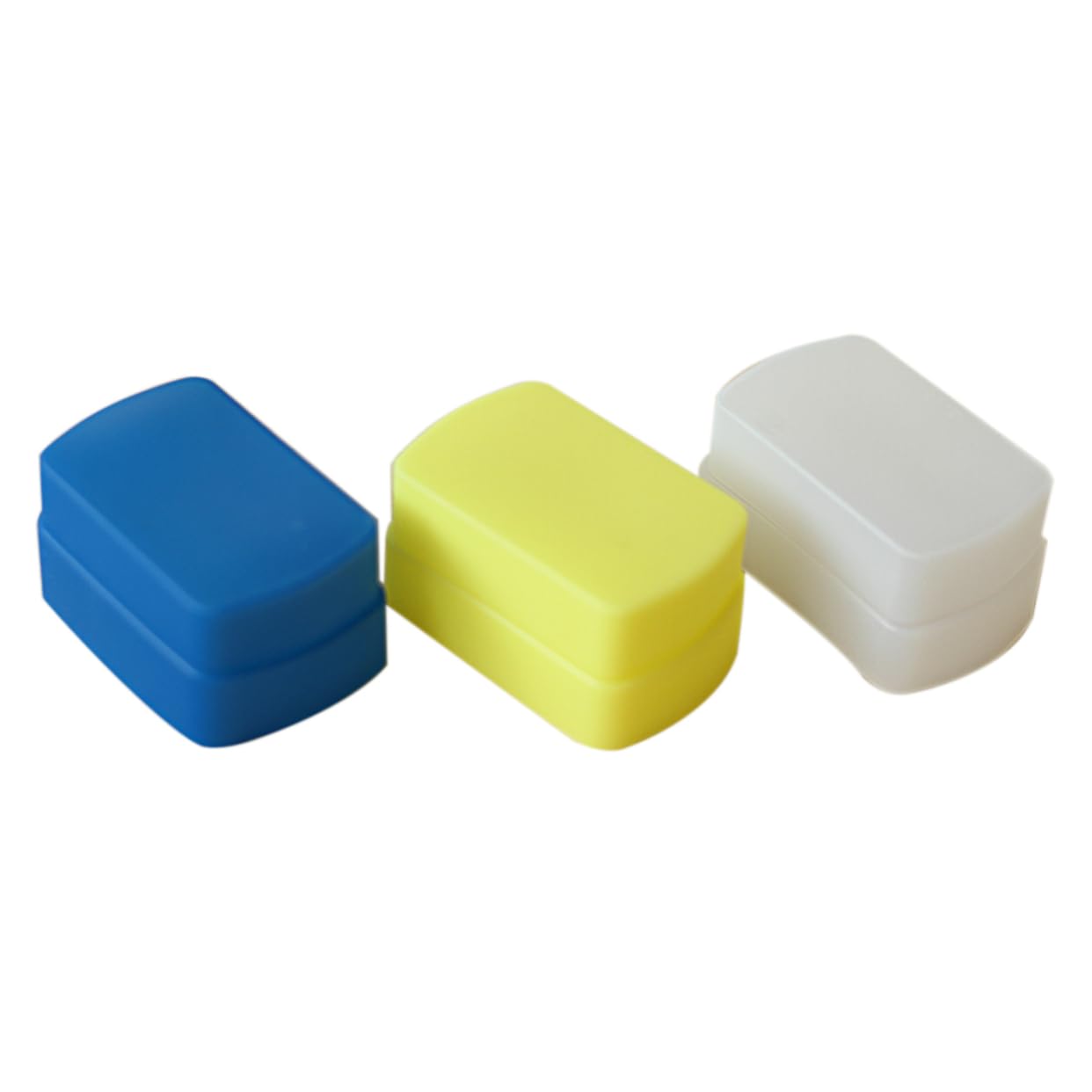 COOLHIYA Softbox Diffuser Light Modifier for 430ex Flash Silicone Bounce 3 Colors Universal Fit