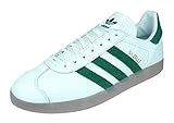 adidas Originals Gazelle, Zapatillas Unisex adulto, White Green Gum 4, 44 2/3 EU