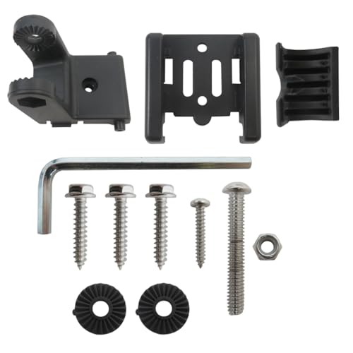 7400931 Transducer Bracket - Transducer Mount for MHX XNT XHS Model Transducers, Transom Mounting Hardware Kit Compatible For XHS 9 HDSI 180 T,/ 1198c SI GPS/ 998c SI GPS, Black