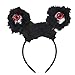 Produktbild Amosfun Halloween Kopfschmuck Cosplay Teufel Horn Augapfel Feder Stirnband Kostüm Zubehör Kinder Größe (Schwarz)