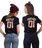 Soul Couple Matching Shirts for Best Friends T-Shirts BFF Shirts for 2 Girls Birthday Gift