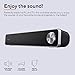 Trust Arys PC Soundbar, Speaker for Computer and Laptop, 12 W, USB Sound System, Metal Grill, Illuminated Volume Control, Speaker Bar for PC, Laptop, Mac - Black