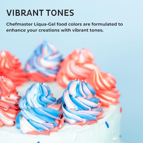Chefmaster LG-10.5-SR Super Red Liqua-Gel® Food Coloring thumb #1