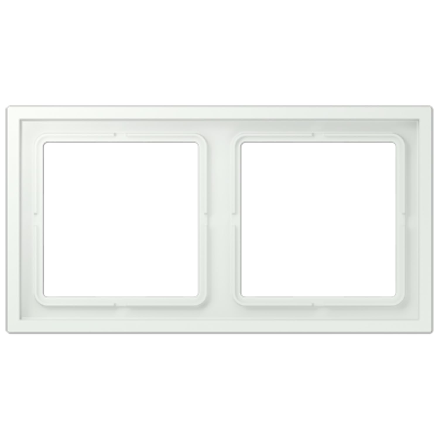 Cadre double JUNG LCZ982BF210 LS ZERO pour alignement mural parfait