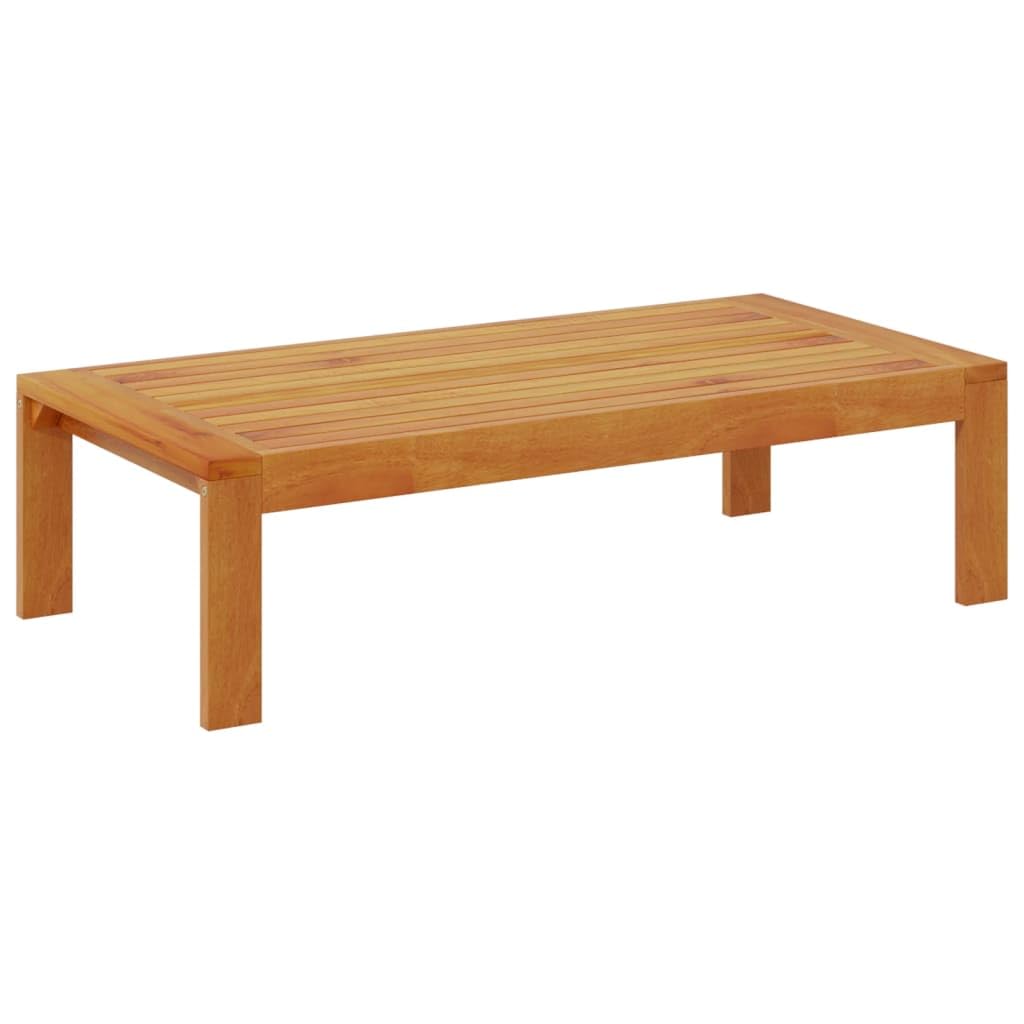 vidaXL Mesa de jardín Madera Maciza de Acacia 100x50x27 cm, Mesa de Exterior, Mesa de Centro de jardín, Muebles de jardín, Mesa de Patio