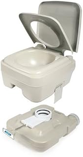 Camco 2.6 Gallon 2.6-Gallon Portable Travel Toilet-Designed for Camping, RV, Boating and Other