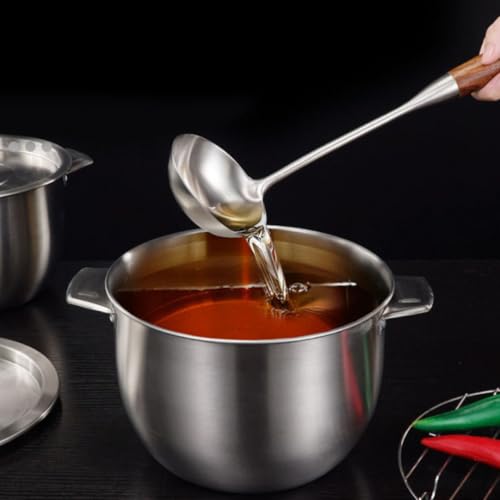 Cuenca de aceite de acero inoxidable y contenedor multiuso para cocina 6
