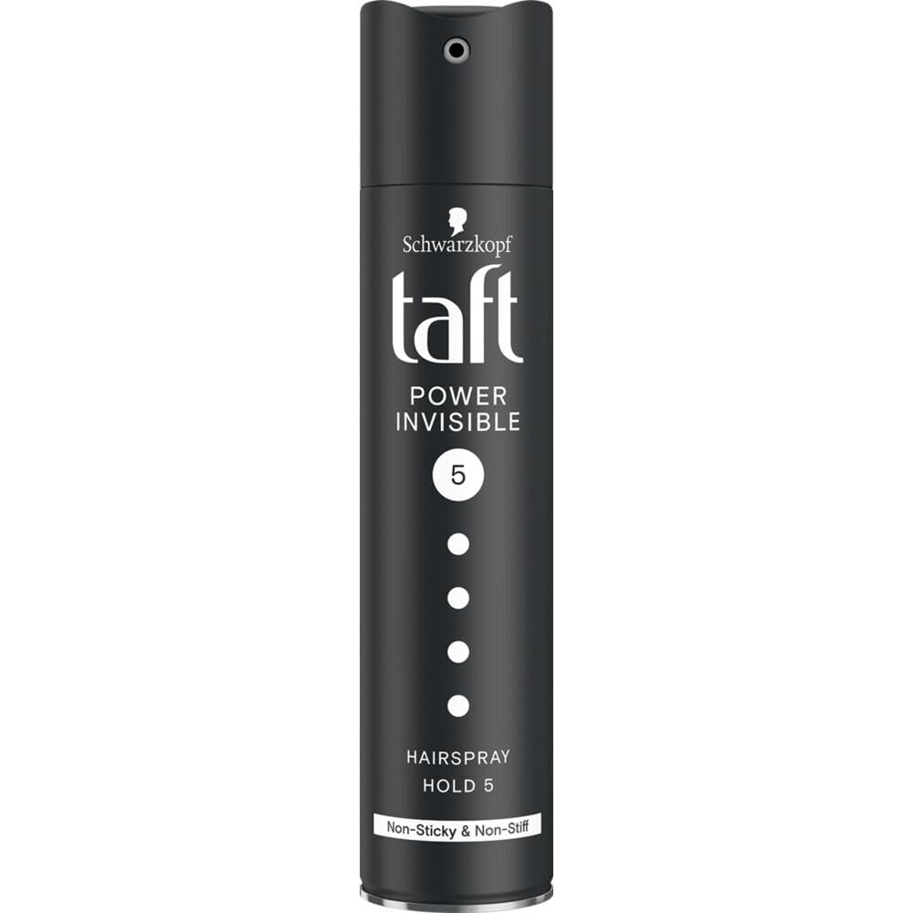 Schwarzkopf Taft Invisible Power/Halt 5 lakier do włosów, 6 sztuk (6 x 250 ml)