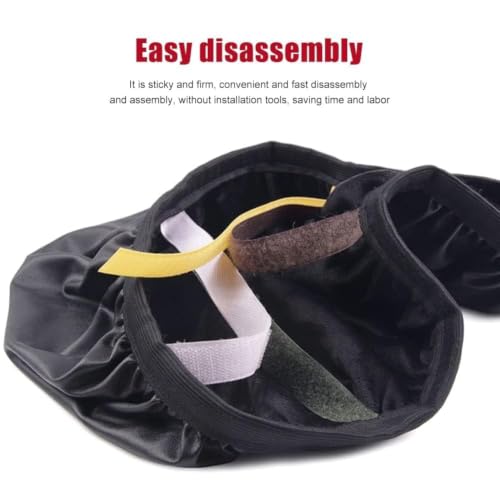 Image of Seat Cover 65 x 35 cm | PU Leather & 3D Mesh Seat Cushion Cover | Removable Washable Seat Protector for Daily Riding | Dust Resistant & Anti Scratch | Black Anti-Scratch Protection