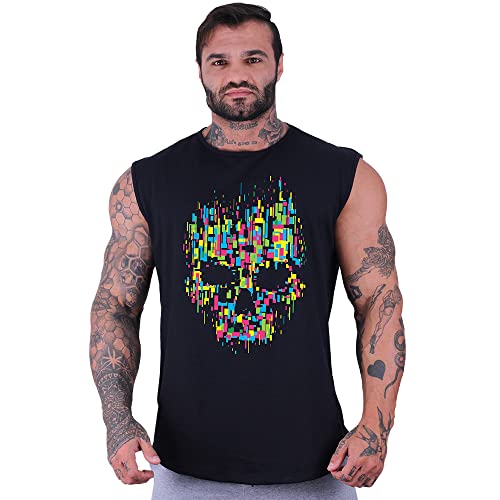Regata Machão Longline Masculina MXD Conceito Sem Manga Camiseta Para Treino Lazer Academia Indio Co
