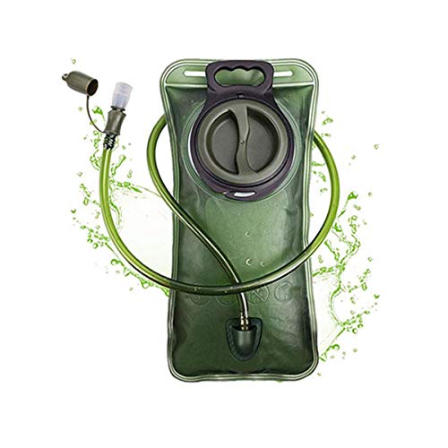 Hydration Bladder 2 Liter Leak Proof Water Reservoir, Large Opening Military Water Storage