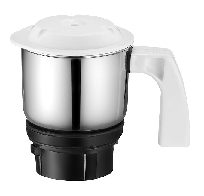 wonder star preeti mixer grinder jars (preeti 400ml)|| preethi mixer grinder jar || virgin abs base || side 2 locks ||4 teeth nylon couplers || suitble for preethi popular, eco chef, blue leaf, etc