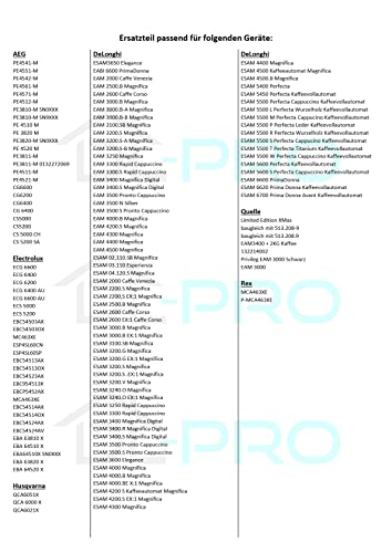 DL-pro Überdruckventil für Pumpe für DeLonghi 7313219431 EAM ESAM EABI für AEG Electrolux 407138965/6 Druckventil Ventil… – Bild 3