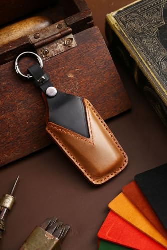 Funda de cuero para llave de coche VW Passat B7 B6 CC con protector de mando de 3 botones 4