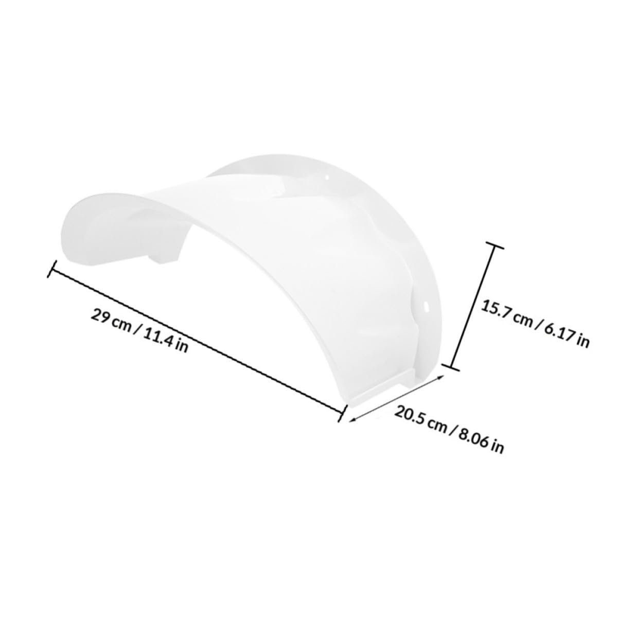 Protector de Cámara Abs Blanco 3 Piezas Exterior