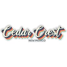 Cedar Crest New Mexico Souvenir 4-Inch Magnet 3D Design 4-Inch|Magnet
