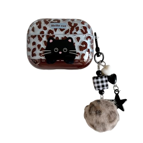 JLSDBMZ - Airpods Pro 3 (2025) �ی�P�[�X �������낢�L/���̃A�j�}���p�^�[�� ���킢���C���z���ی�P�[�X �J�o�[ Apple AirPod Pro ��3���� ����