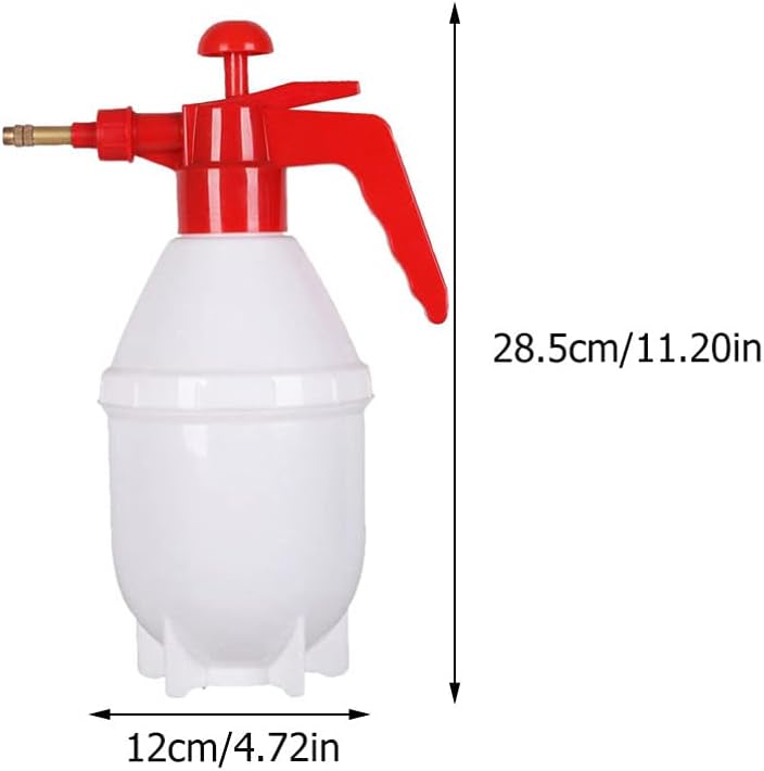 YARNOW 0.8L Handheld Pressure Watering can with Adjustable Nozzle Fine Mist Spray Bottle for Indoor and Outdoor Gardening Lawn Care