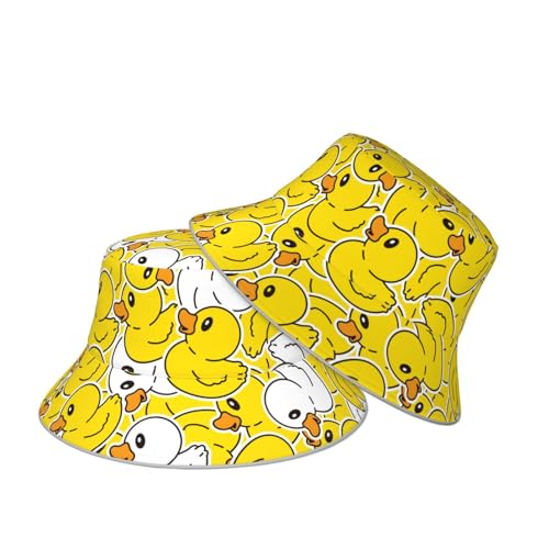 Image of Bucket Hat Beach Summer Sun Hat Reversible Fisherman Hats Double Sided Wearing for Women Men Boys Girls