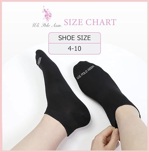 Image of 10 Pair Assorted Ladies Lowcut Socks by U.S. Polo Assn.